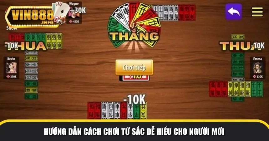 Hướng dẫn cách chơi Tứ Sắc dễ hiểu cho người mới